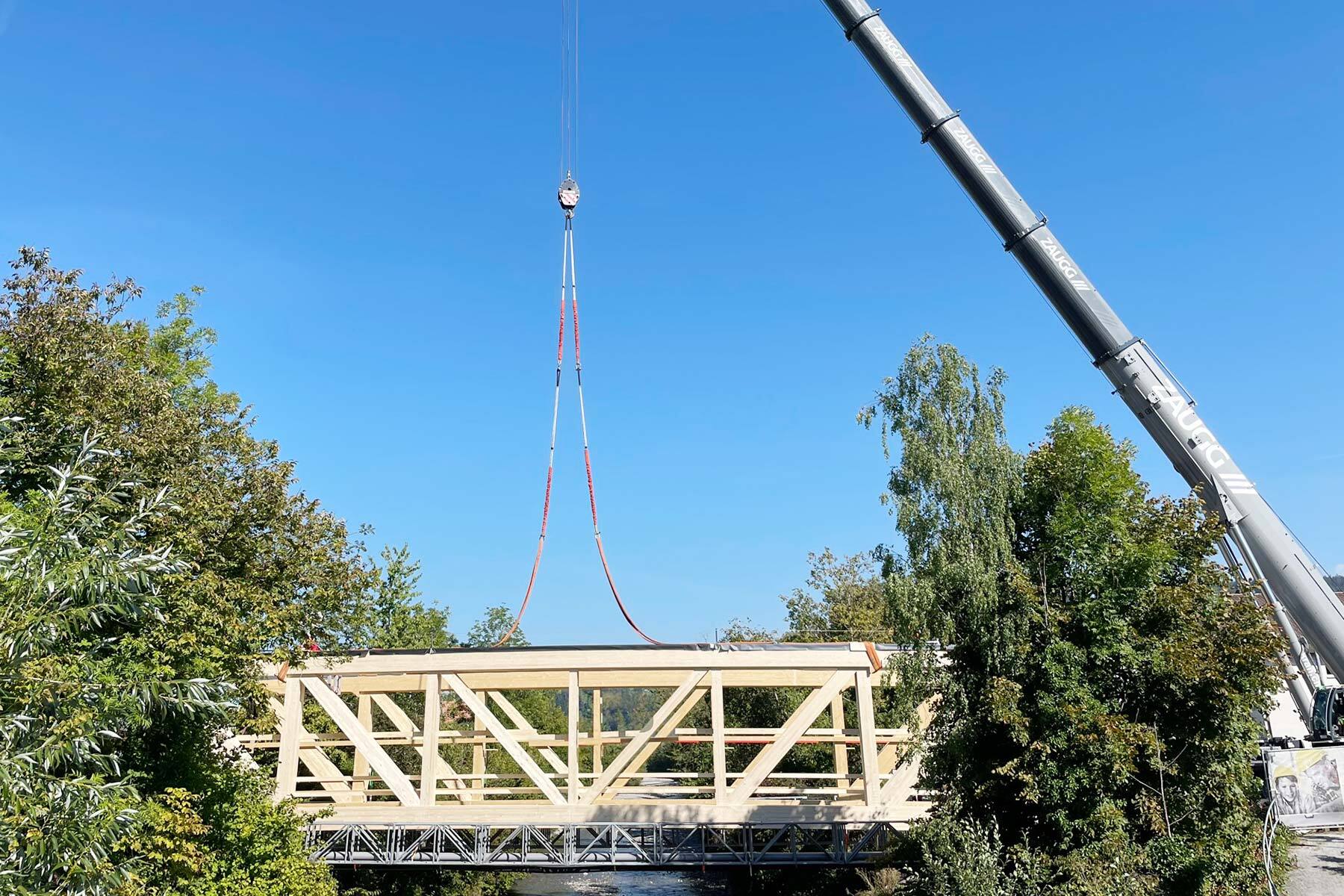 Ingenieur-Arbeiten für die Zulgbrücke Steffisburg