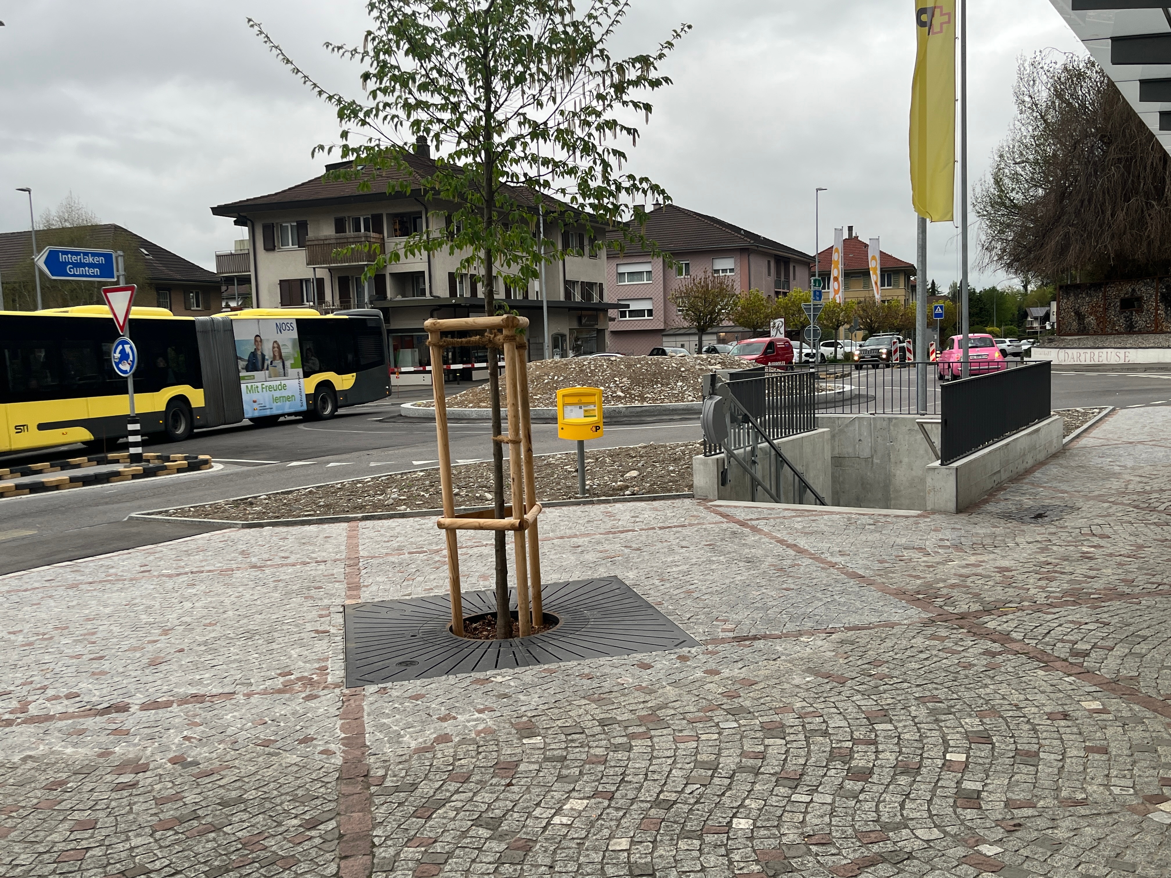 Sanierung Kreuzung durch Kreisel, Anpassung Personenunterf&uuml;hrung