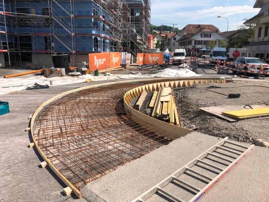 Kreisel Betonkreisel Rundschalung